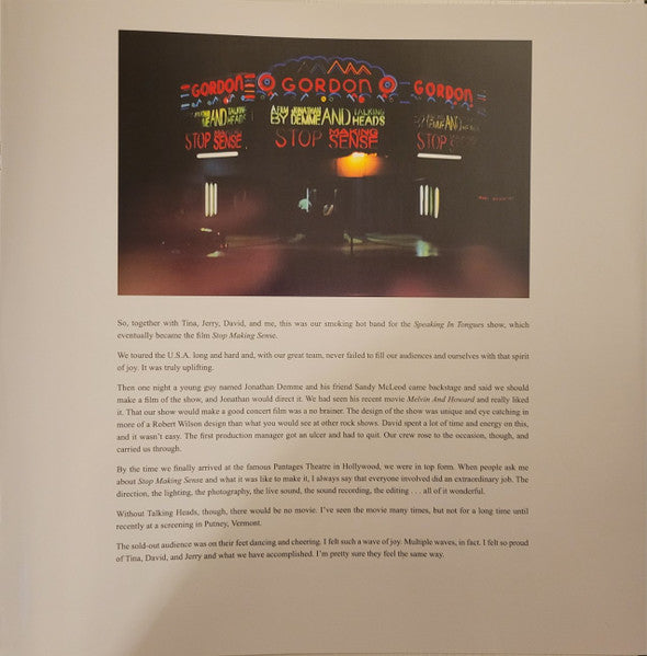 Talking Heads - Stop Making Sense: Deluxe Edition | Mint (M) Mint (M)-