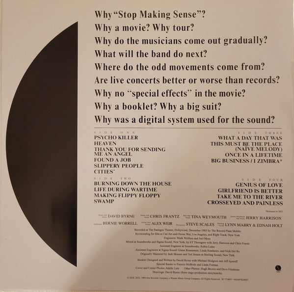 Talking Heads - Stop Making Sense: Deluxe Edition | Mint (M) Mint (M)-
