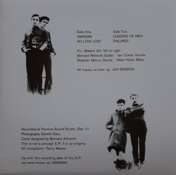 Joy Division - An Ideal For Living (7" VINYL) | Mint (M) Mint (M)-