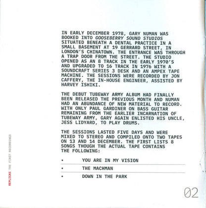 Replicas (The First Recordings)(CD) | Mint (M) Mint (M)-