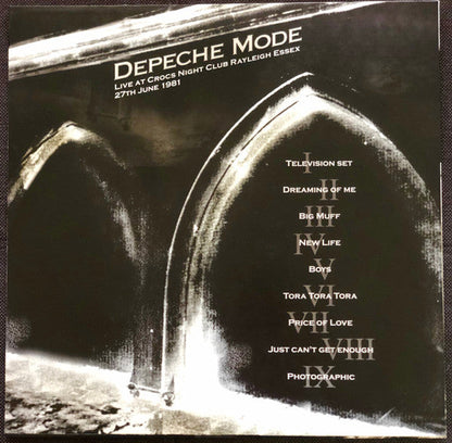 Depeche Mode Live At Crocs Night Club June 27, 1981 LP Mint (M) Mint (M)-