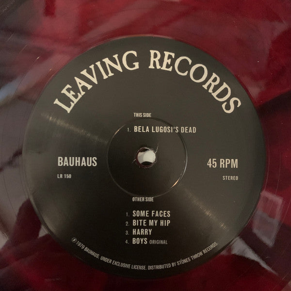 Bauhaus - The Bela Session (IEX: RED & BLACK SPLATTER VINYL) | Mint (M) Mint (M)-