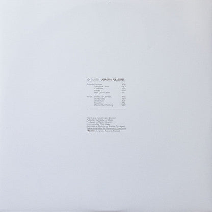 Joy Division - Unknown Pleasures | Mint (M) Mint (M)-