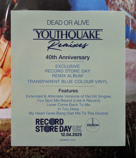 Dead Or Alive - Youthquake Remixes *RSD* |-