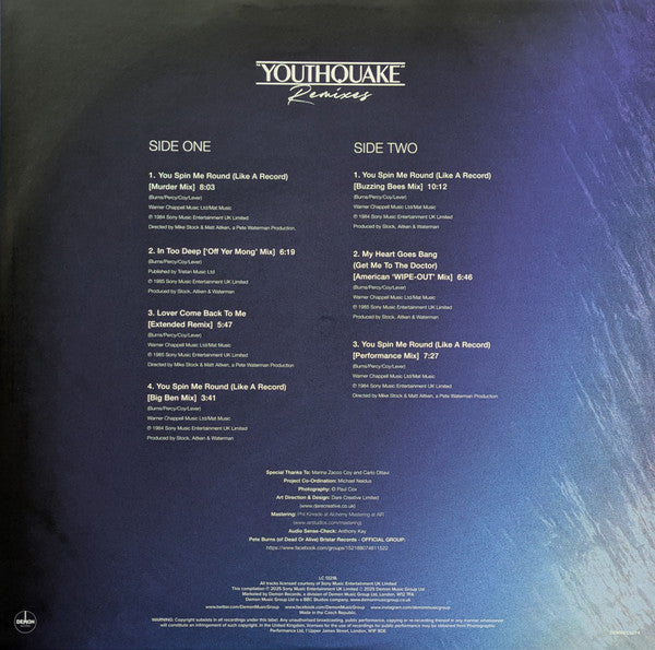Dead Or Alive - Youthquake Remixes *RSD* |-