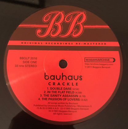 Bauhaus - Best Of Bauhaus | Crackle | Mint (M) Mint (M)-
