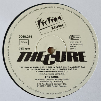 The Cure - Boys Don't Cry (PROMO VINYL) | Mint (M) Mint (M)-