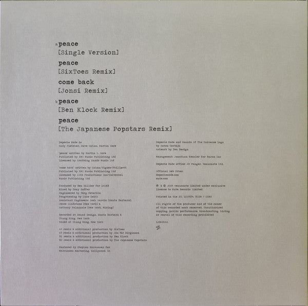 Depeche Mode - Sounds Of The Universe I The 12" Singles (BOX SET) | Mint (M) Mint (M)-
