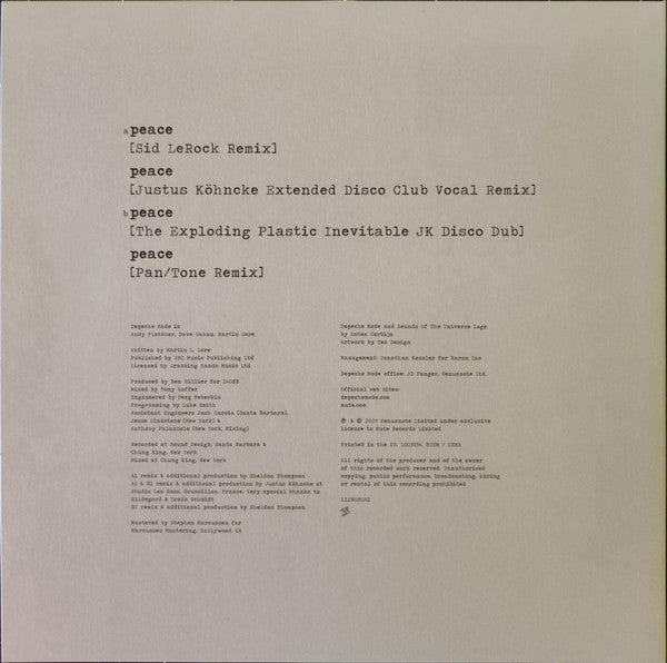 Depeche Mode - Sounds Of The Universe I The 12" Singles (BOX SET) | Mint (M) Mint (M)-