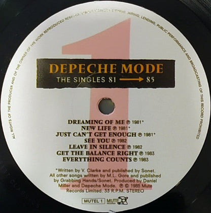 The Singles 81 → 85 (VINYL) |-