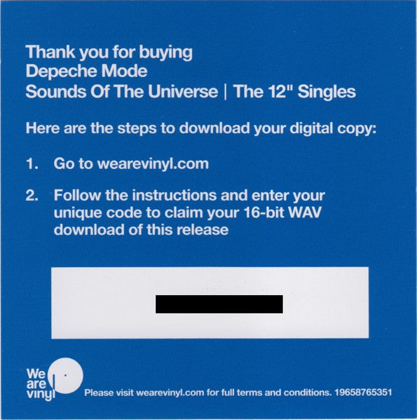 Depeche Mode - Sounds Of The Universe I The 12" Singles (BOX SET) | Mint (M) Mint (M)-