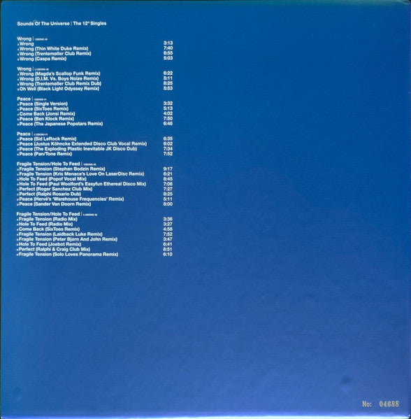 Depeche Mode - Sounds Of The Universe I The 12" Singles (BOX SET) | Mint (M) Mint (M)-