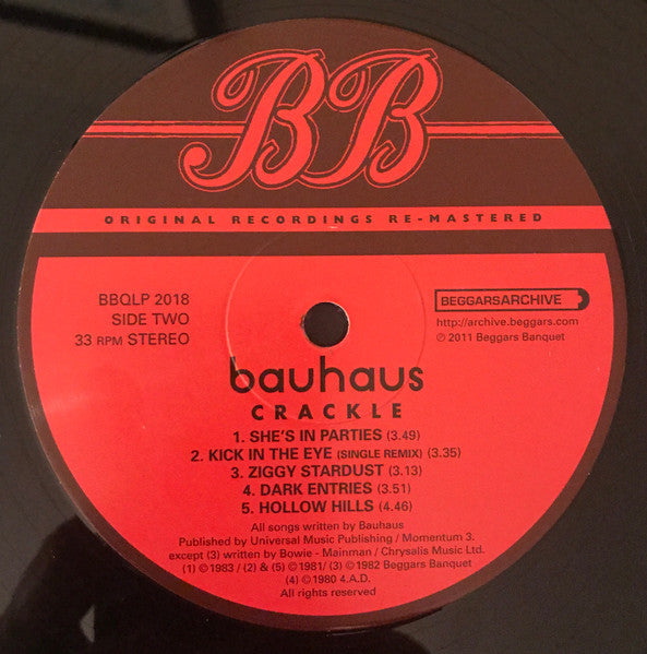 Bauhaus - Best Of Bauhaus | Crackle | Mint (M) Mint (M)-