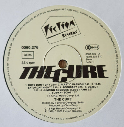 The Cure - Boys Don't Cry (PROMO VINYL) | Mint (M) Mint (M)-