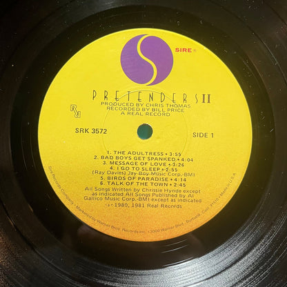 The Pretenders - Pretenders II (VINYL LP SIRE SRK 3572 1981) | Excellent+ (EX+) Very Good Plus (VG+)-