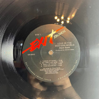Steve Scott - Love In The Western World (VINYL) | Excellent+ (EX+) Excellent (EX)-