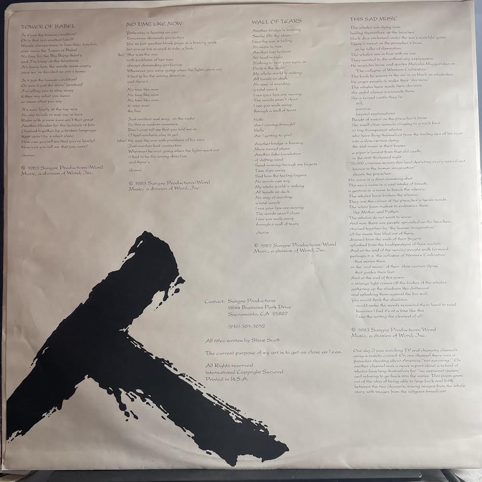 Steve Scott - Love In The Western World (VINYL) | Excellent+ (EX+) Excellent (EX)-