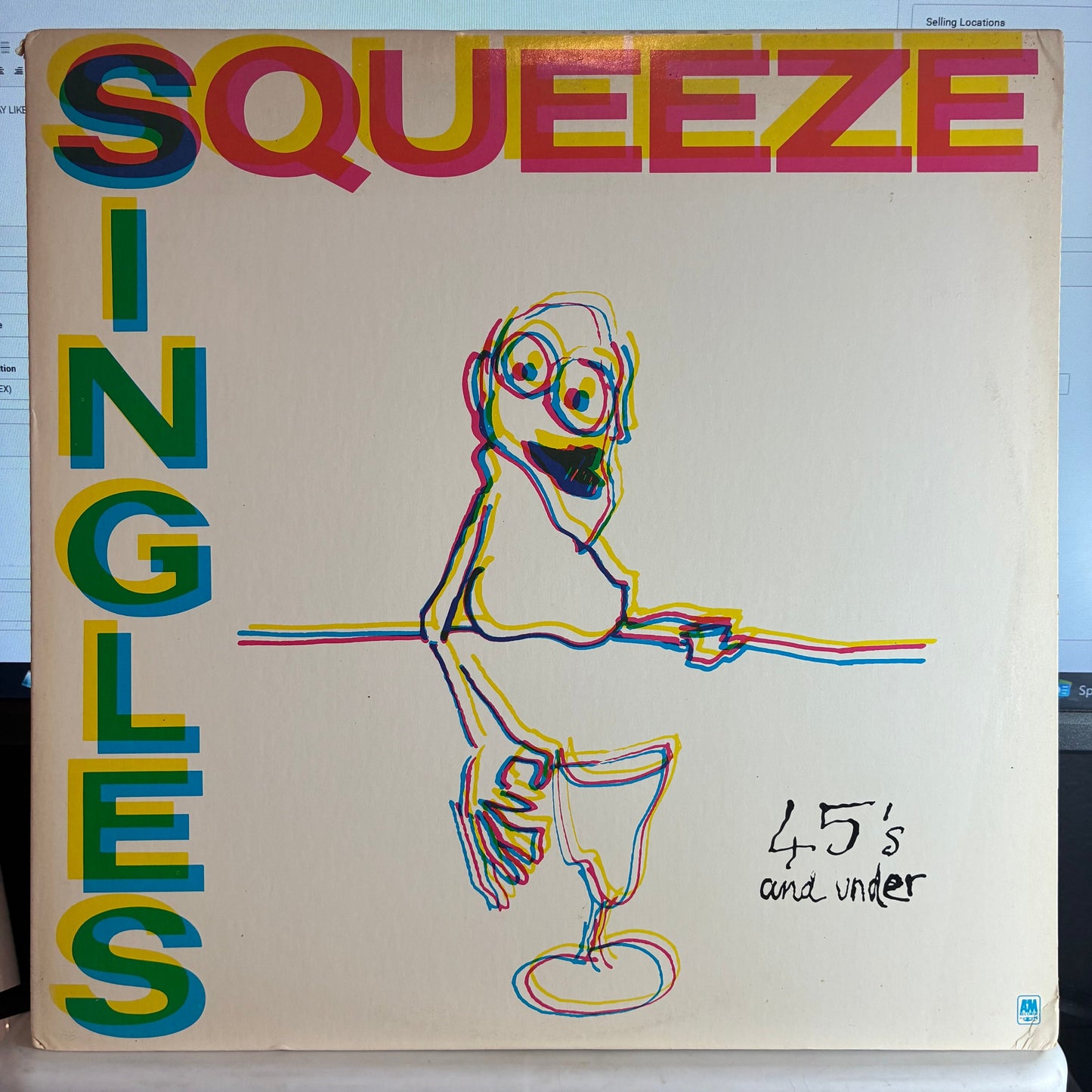 Squeeze (2) - Singles - 45's And Under (VINYL) | Excellent+ (EX+) Excellent (EX)-