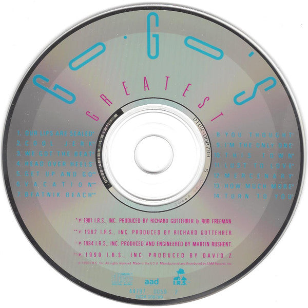 Go-Go's - Greatest (CD) | Excellent (EX) Near Mint (NM)-