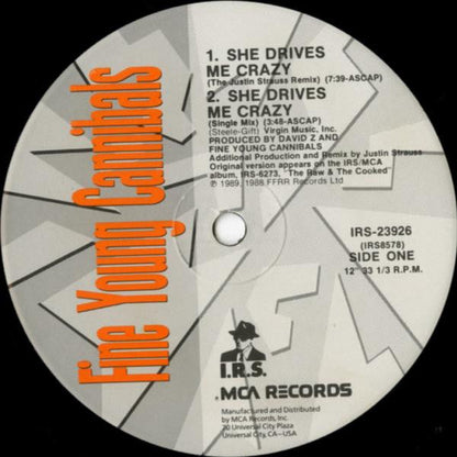 Fine Young Cannibals - She Drives Me Crazy (VINYL) | Near Mint- (NM-) Generic-