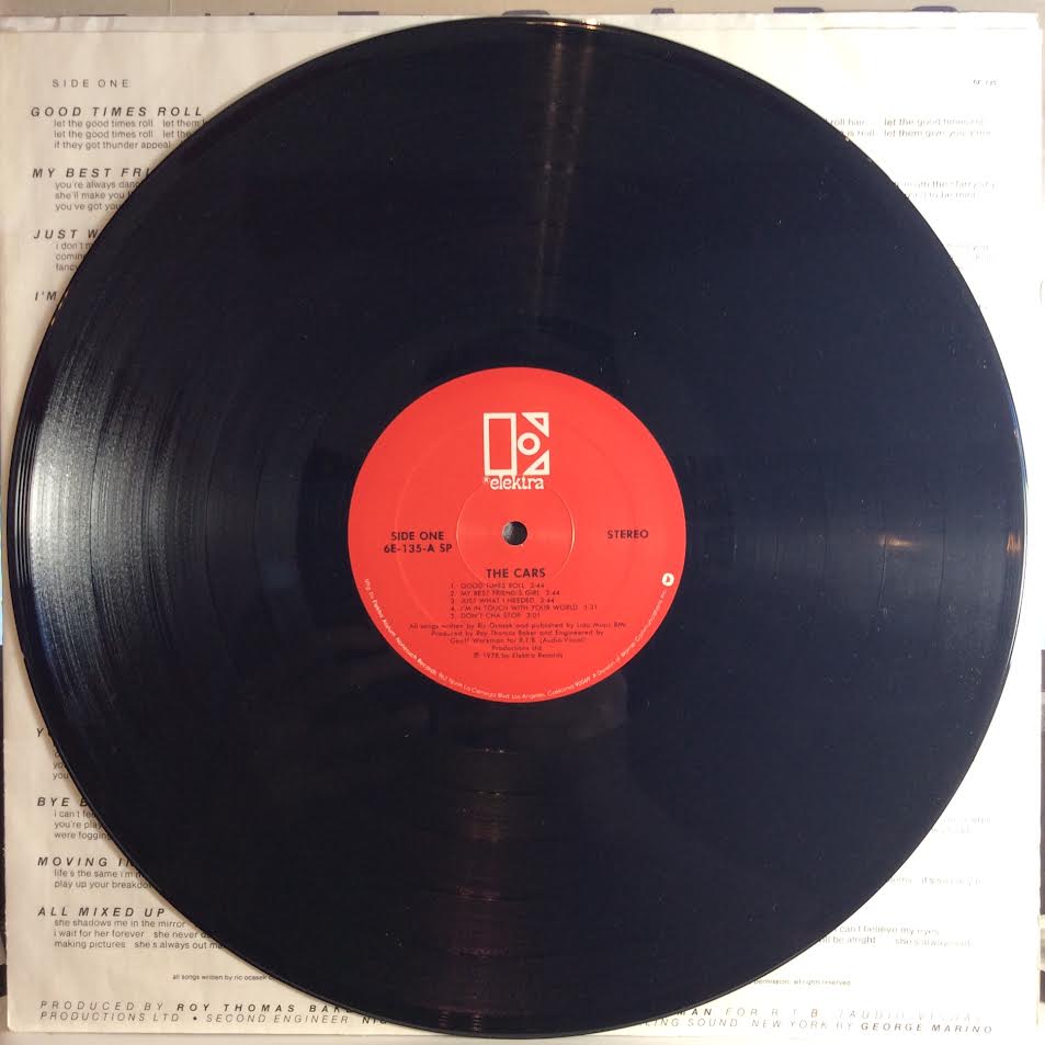 The Cars - The Cars (VINYL) | Near Mint- (NM-) Very Good Plus Plus (VG++)-