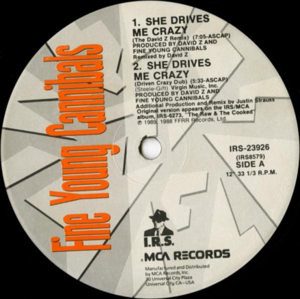 Fine Young Cannibals - She Drives Me Crazy (VINYL) | Near Mint- (NM-) Generic-