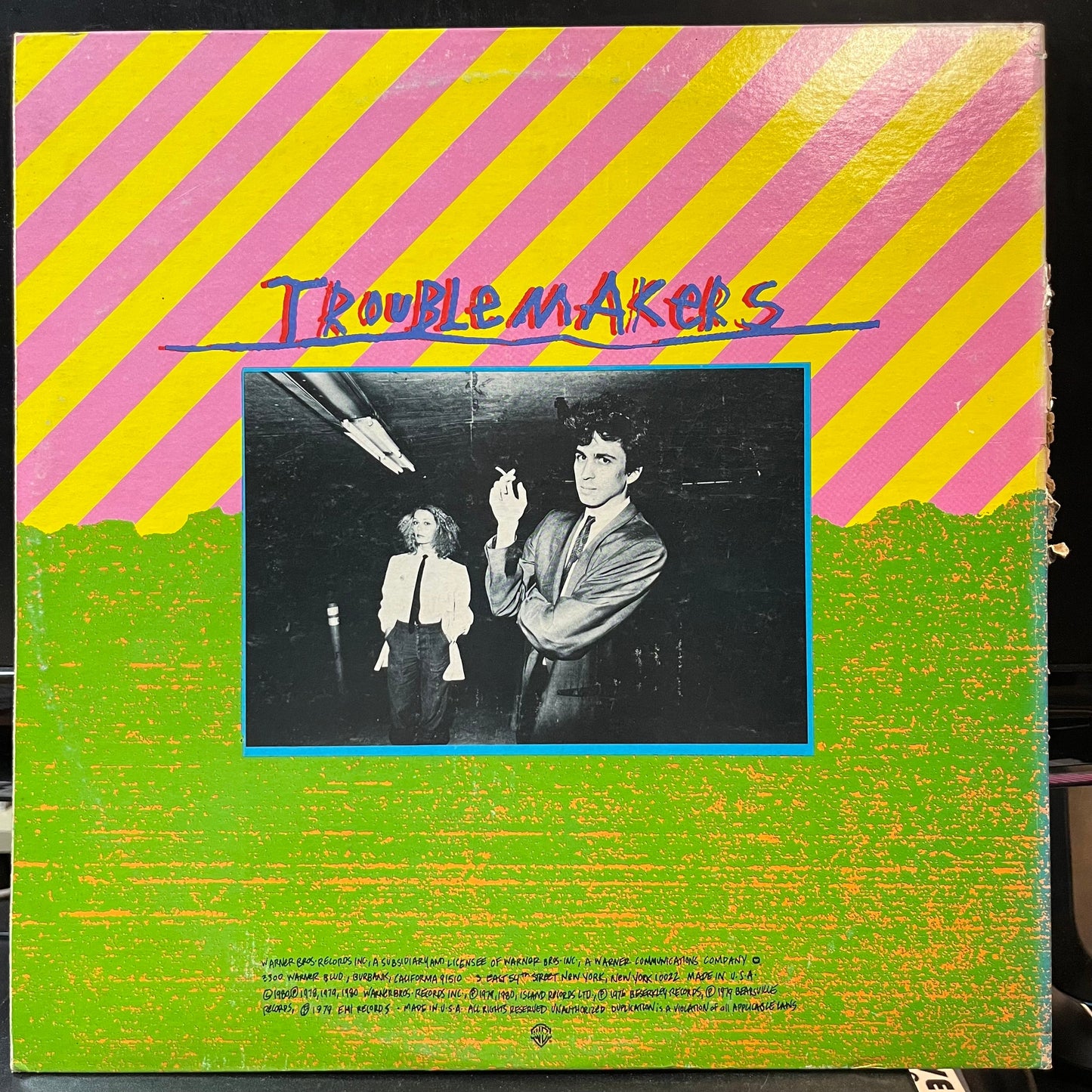 Various - Troublemakers (VINYL 2xLP WARNER BROS. PRO-A-857 1980) | Near Mint- (NM-) Very Good (VG)-