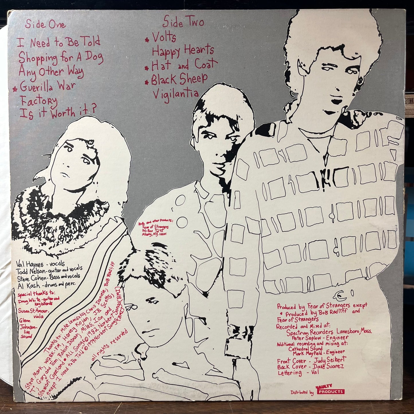 Fear Of Strangers - Fear Of Strangers (VINYL) | Near Mint- (NM-) Excellent (EX)-