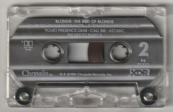 Blondie - The Best Of Blondie *CASSETTE* | Near Mint (NM) Near Mint (NM)-