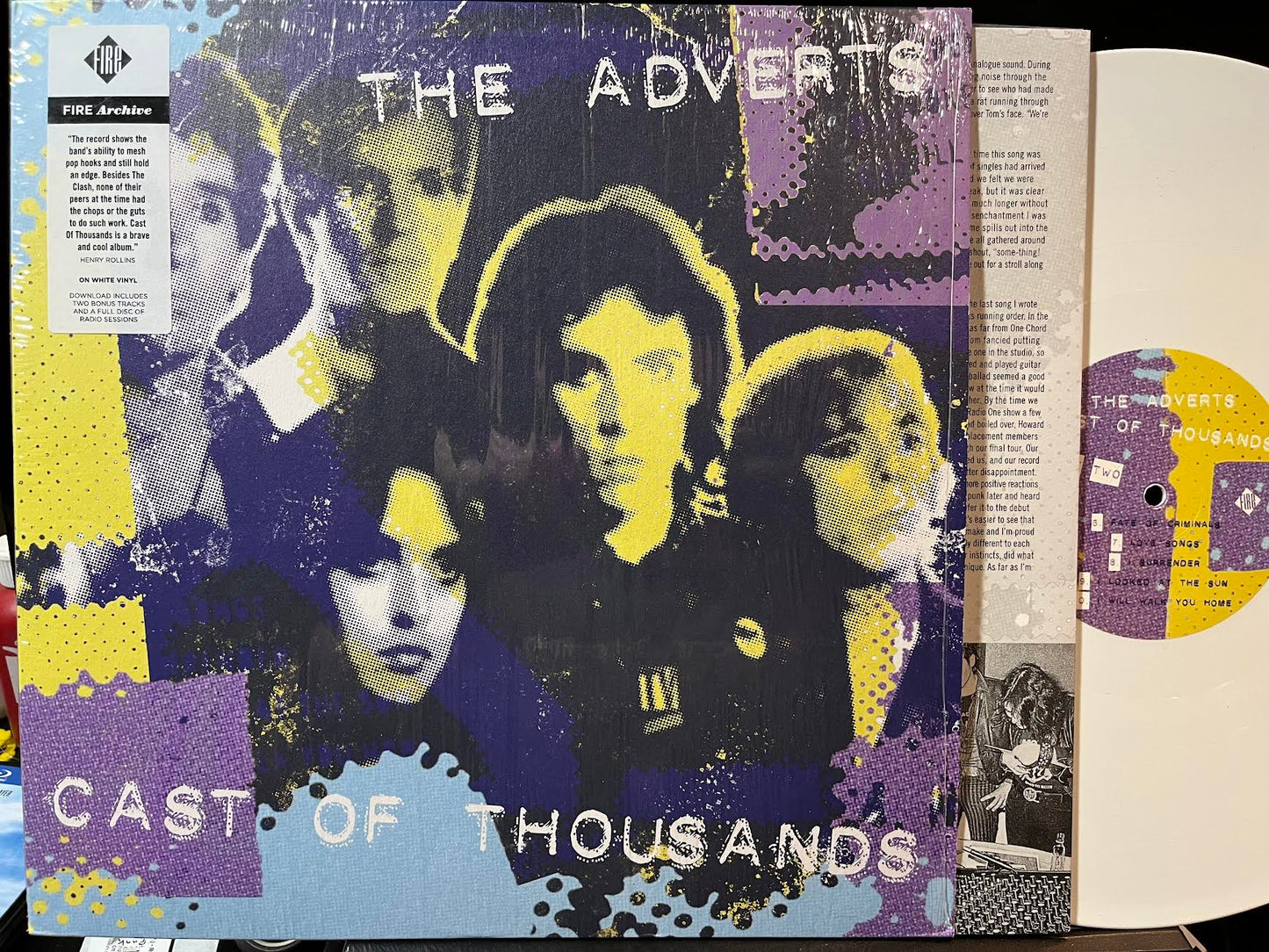The Adverts - Cast Of Thousands (RSD 2016 WHITE VINYL) | Near Mint (NM) Near Mint (NM)-