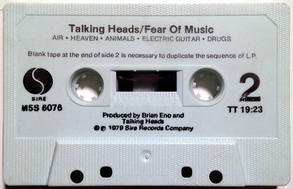 Talking Heads - Fear Of Music *CASSETTE* | Near Mint (NM) Near Mint (NM)-