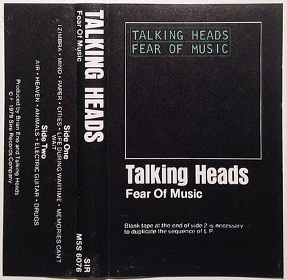 Talking Heads - Fear Of Music *CASSETTE* | Near Mint (NM) Near Mint (NM)-