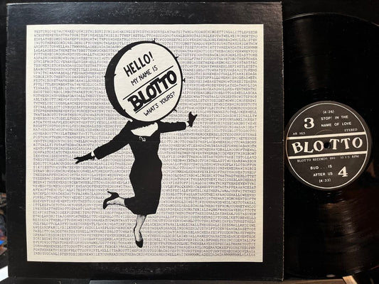 Blotto - Hello! My Name Is Blotto. What's Yours? (VINYL) | Near Mint (NM) Near Mint (NM)-