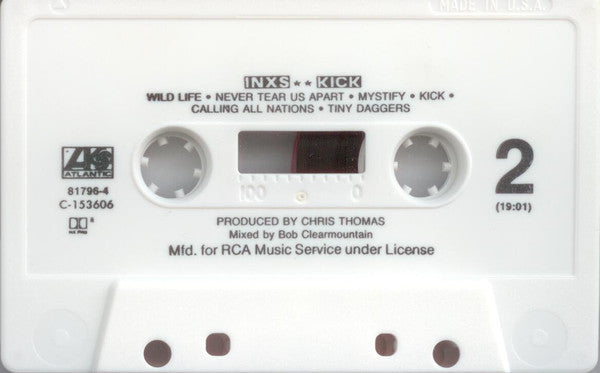 INXS - Kick *CASSETTE* | Near Mint (NM) Near Mint (NM)-