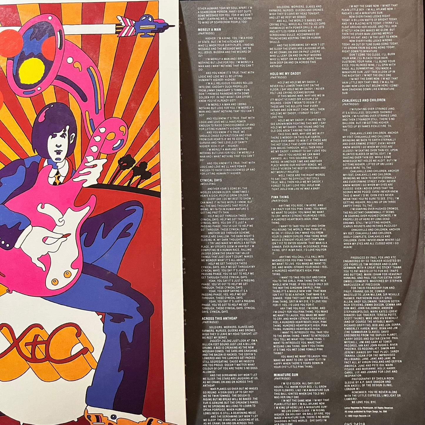 XTC - Oranges & Lemons (VINYL 2xLP VIRGIN GHS 24218 1989) | Near Mint (NM or M-) Near Mint (NM)-