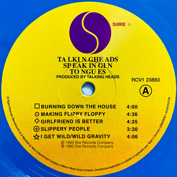 Talking Heads - Speaking In Tongues (VINYL) | Near Mint (NM) Mint (M)-