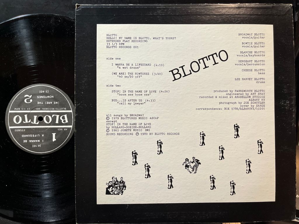 Blotto - Hello! My Name Is Blotto. What's Yours? (VINYL) | Near Mint (NM) Near Mint (NM)-