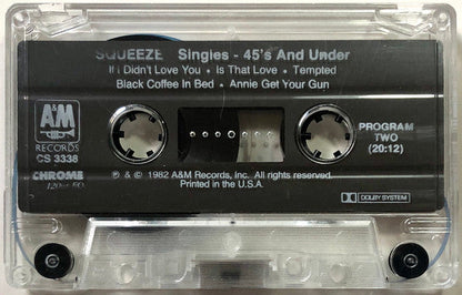 Squeeze (2) - Singles - 45's And Under *CASSETTE* | Near Mint (NM) Near Mint (NM)-