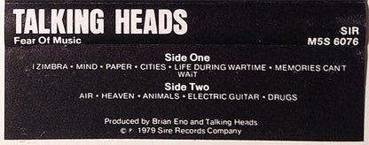 Talking Heads - Fear Of Music *CASSETTE* | Near Mint (NM) Near Mint (NM)-