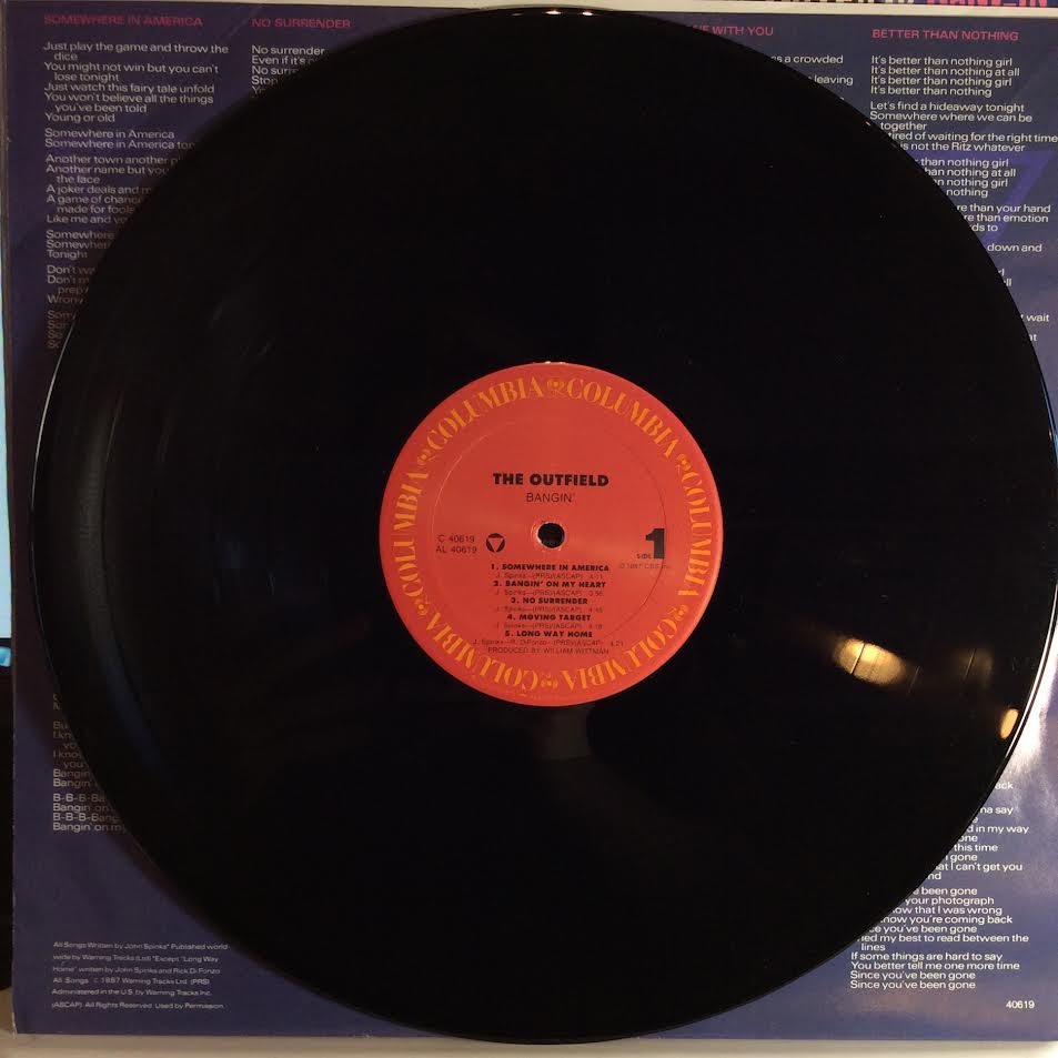 The Outfield - Bangin' (VINYL) | Near Mint (NM) Near Mint (NM)-