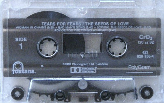 Tears For Fears - The Seeds Of Love *CASSETTE* | Near Mint (NM) Near Mint (NM)-