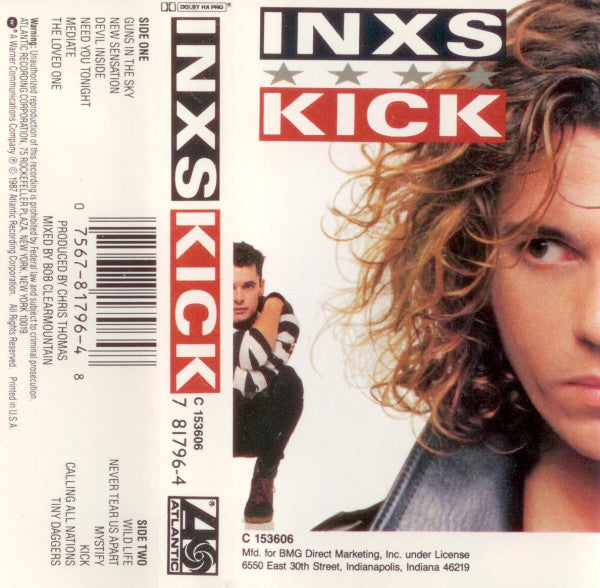 INXS - Kick *CASSETTE* | Near Mint (NM) Near Mint (NM)-