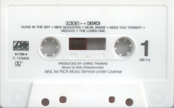 INXS - Kick *CASSETTE* | Near Mint (NM) Near Mint (NM)-