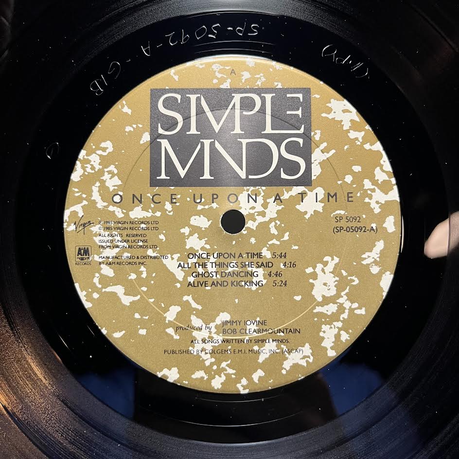 Simple Minds - Once Upon A Time (VINYL) | Near Mint (NM) Near Mint (NM)-