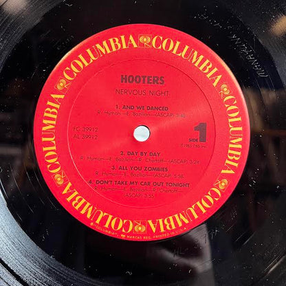 The Hooters - Nervous Night (VINYL) | Near Mint (NM) Excellent (EX)-