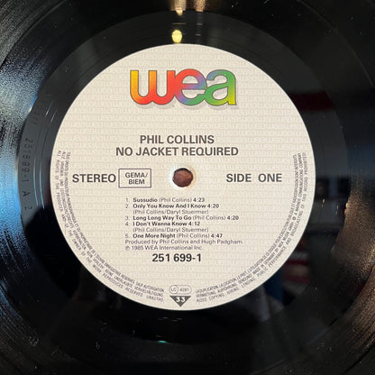 Phil Collins - No Jacket Required GERMANY | Near Mint (NM) Near Mint (NM)--