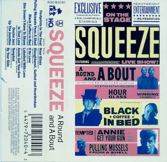 Squeeze (2) - A Round And A Bout *CASSETTE* | Near Mint (NM) Near Mint (NM)-