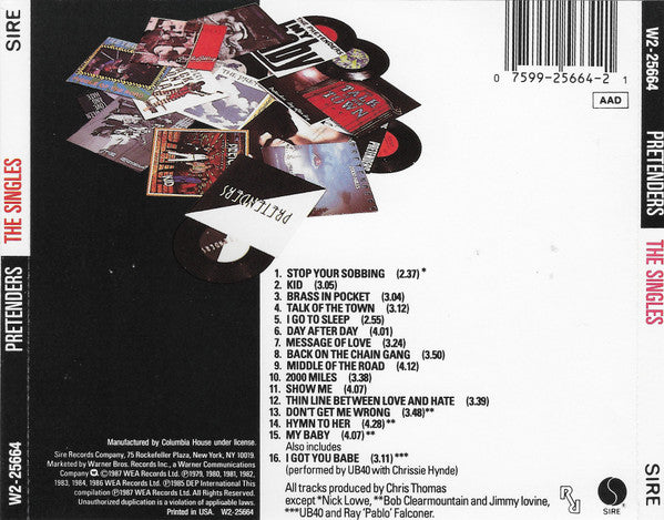 The Pretenders - The Singles (CD) | Near Mint (NM) Excellent (EX)-