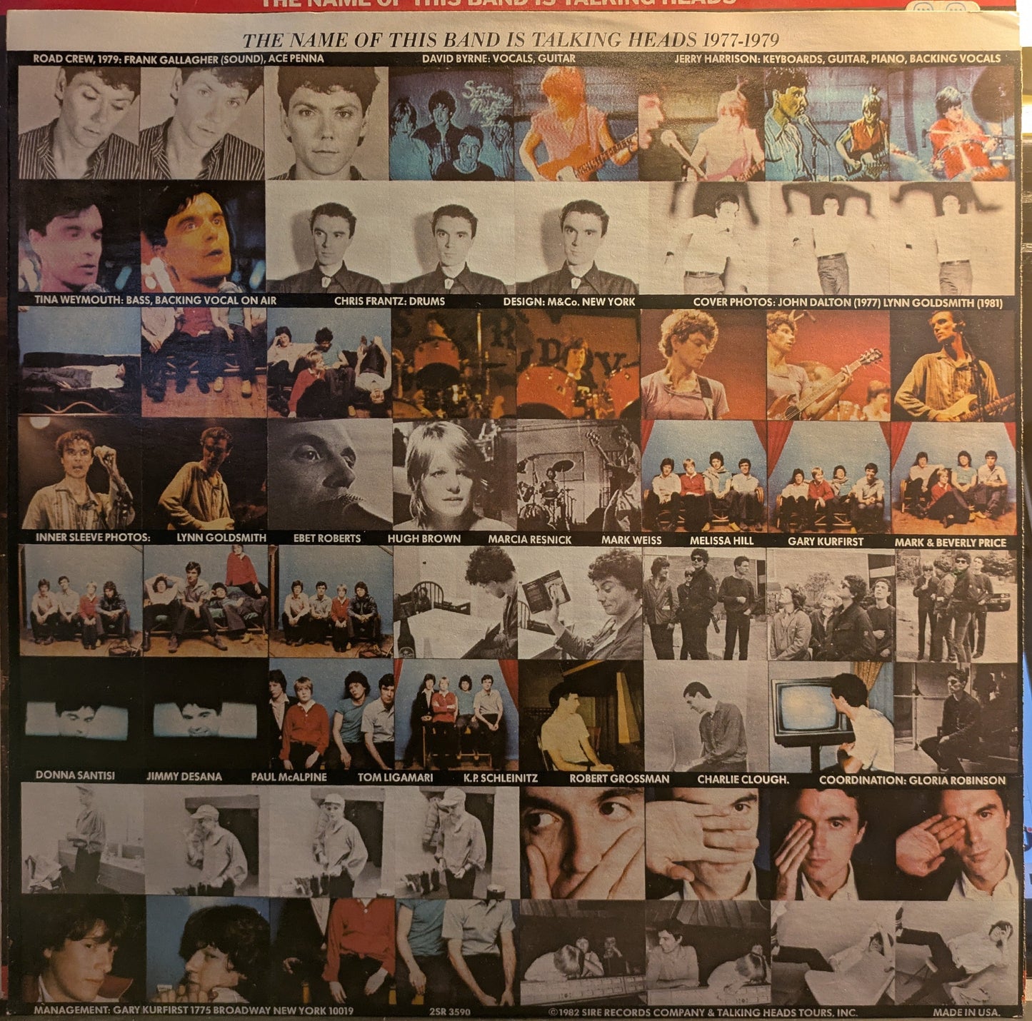 Talking Heads - The Name Of This Band Is Talking Heads (2xVINYL) | Near Mint (NM) Good Plus (G+)-