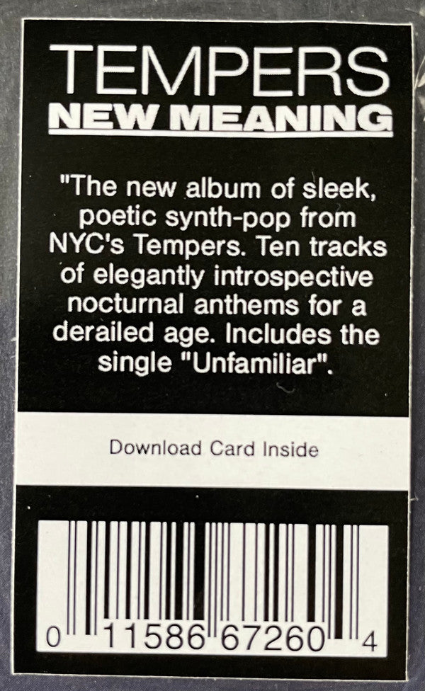 Tempers - New Meaning | Mint (M) Mint (M)-